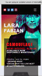 Mobile Screenshot of larafabian.com